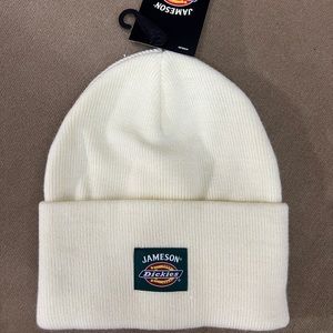 .

New with tags. Dickies x Jameson cream beanie winter hat.